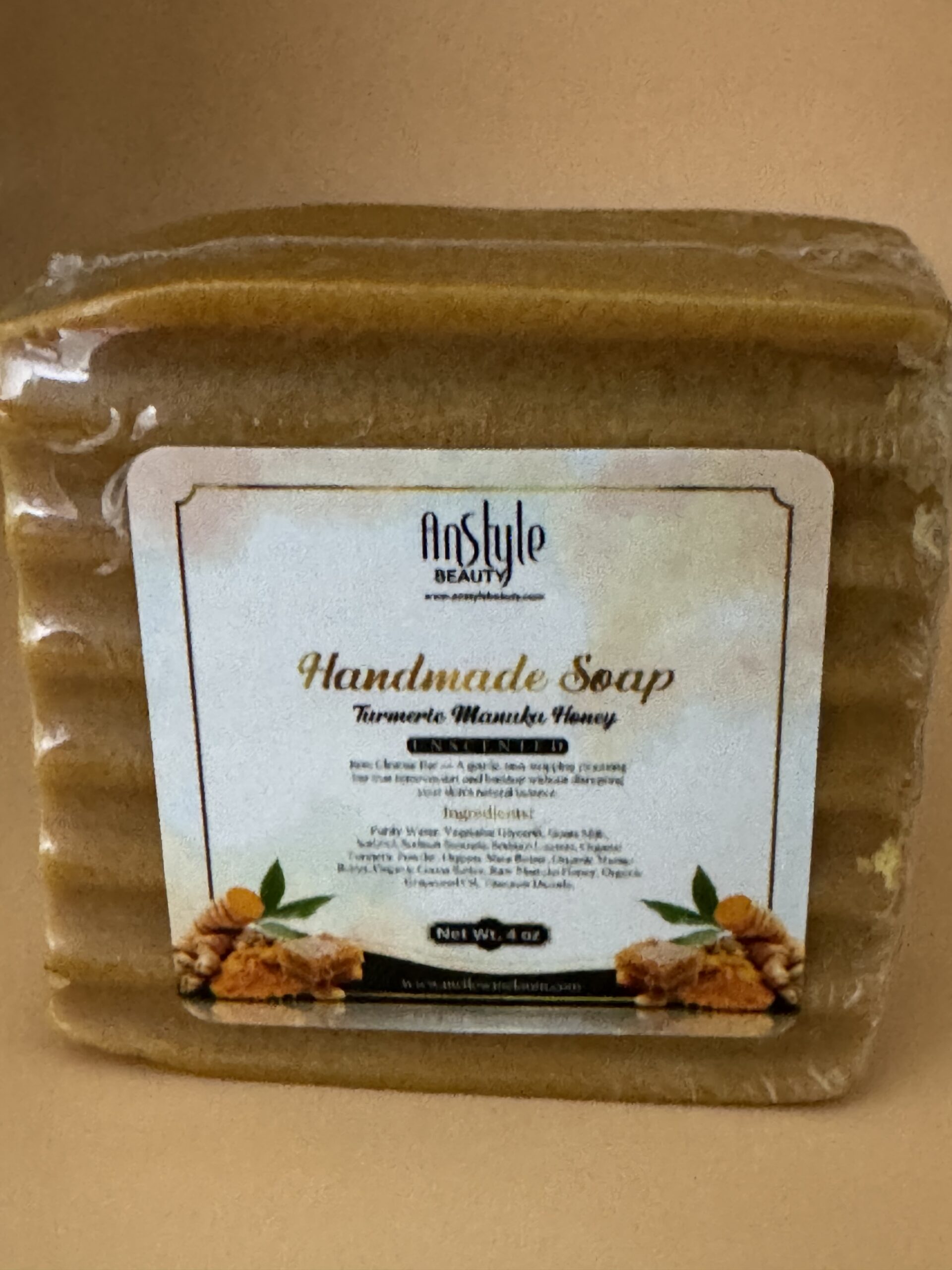 Turmeric Manuka Honey Homemade Soap